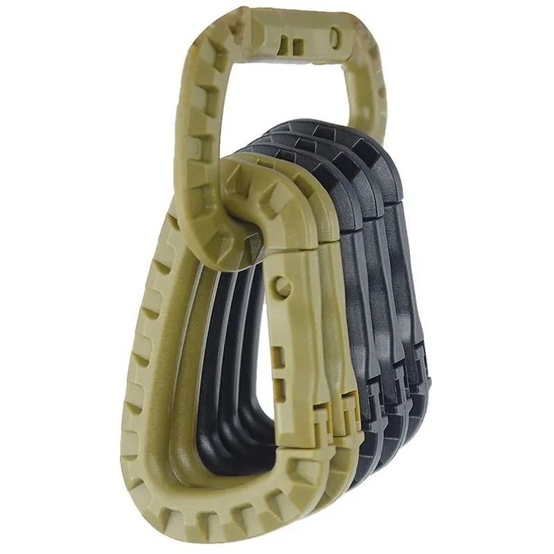 Chain Quick Link - 전술 Carabiner 세트 플라스틱 강철 빠른
