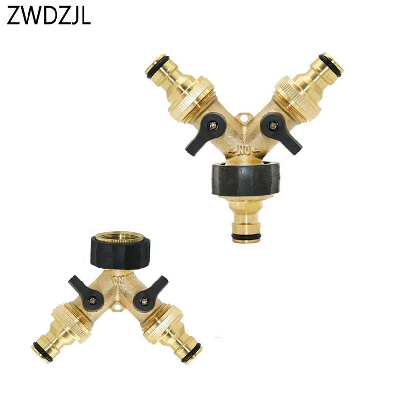 Spoke Nipple Brass - 황동 재질, 3/4인치, 암나사, 2구 분배기,