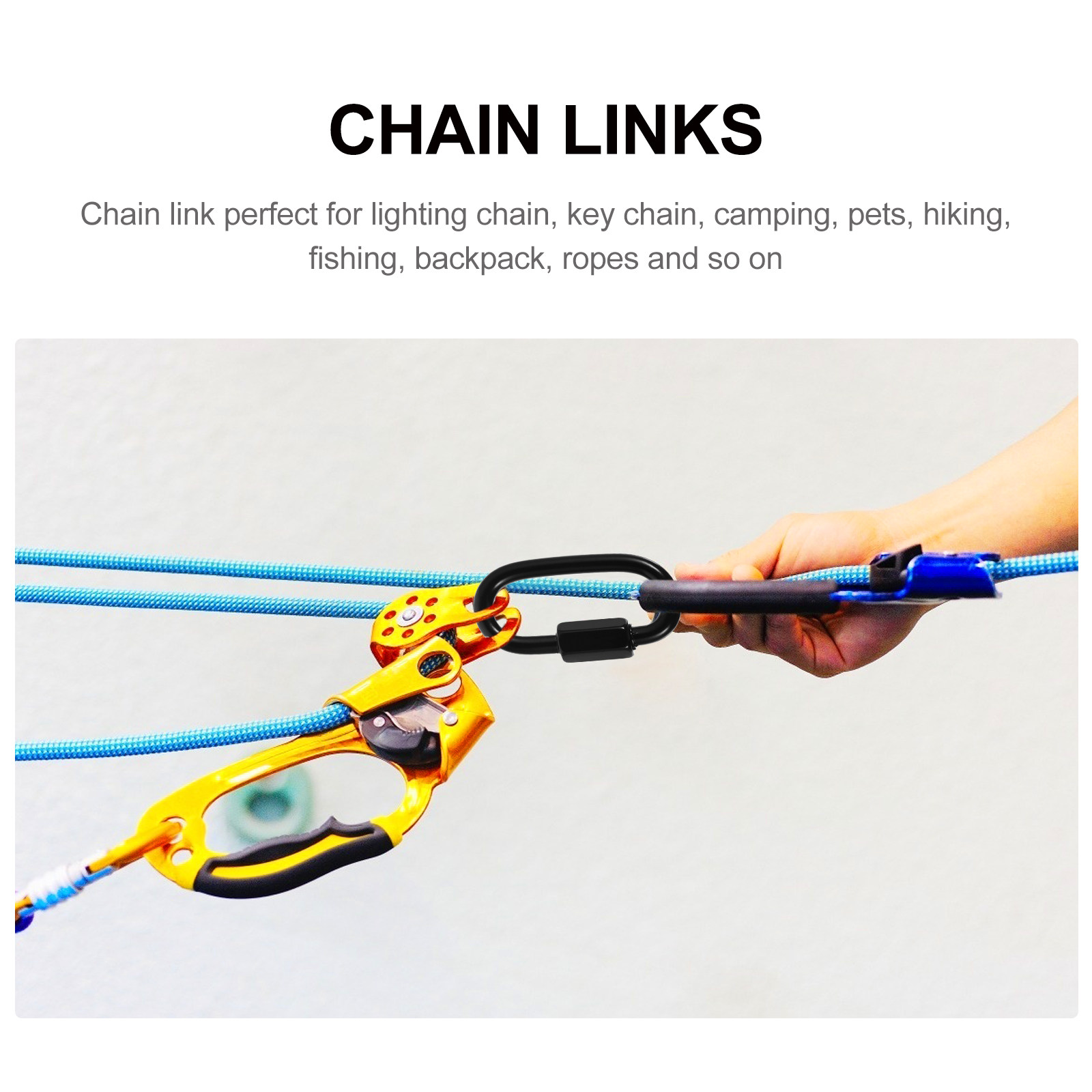 8개입, 빠른 연결이 가능한 스테인리스 스틸 재질의 견 - Chain Quick Link 리뷰 및 가격